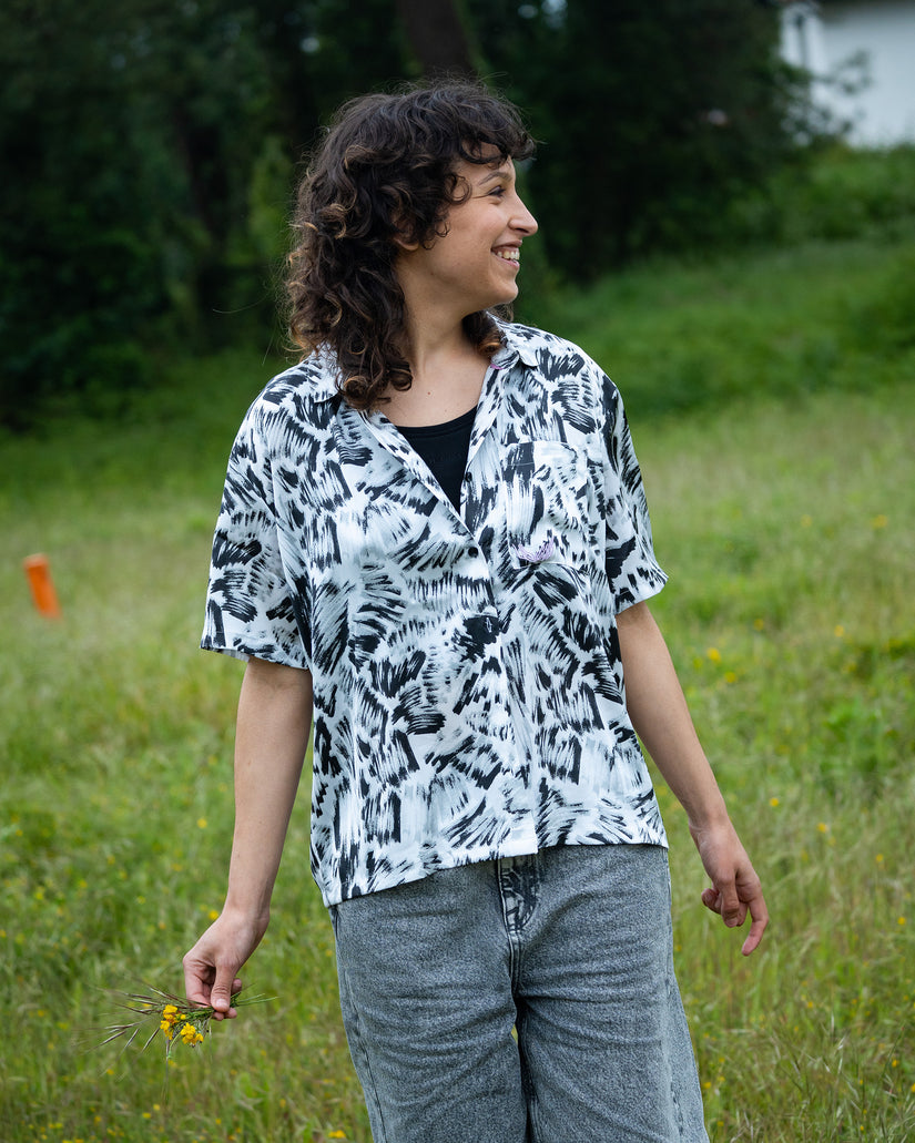 Camisa Alix - BLACK WHITE