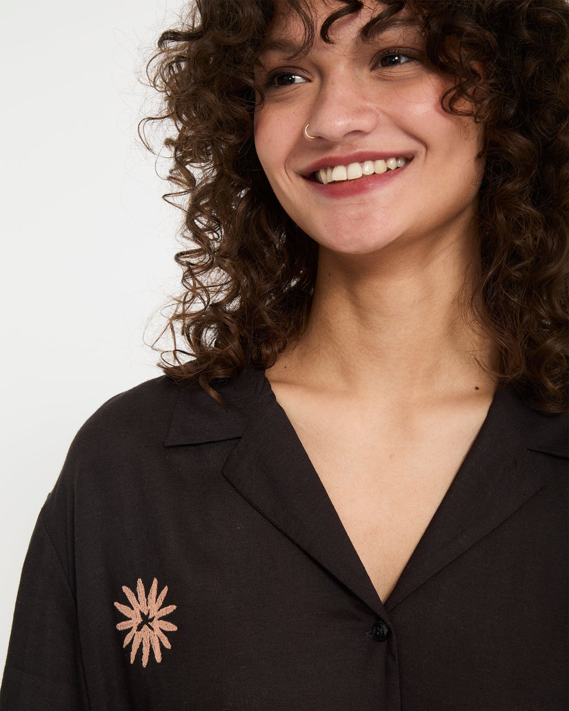 Camisa Midnite Ramble - Vintage Black