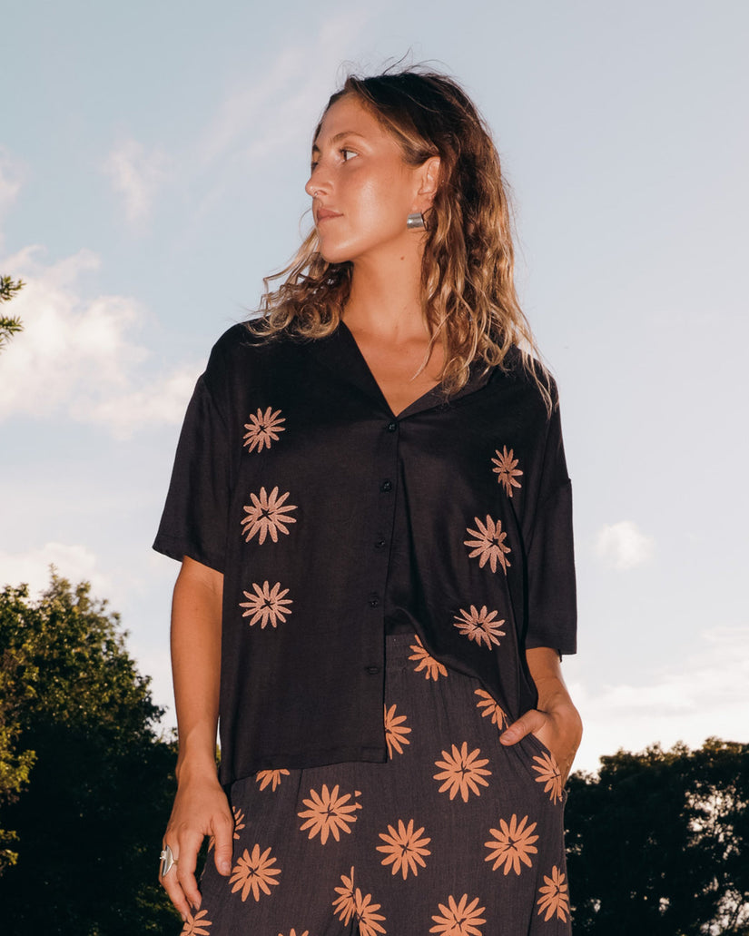 Camisa Midnite Ramble - Vintage Black