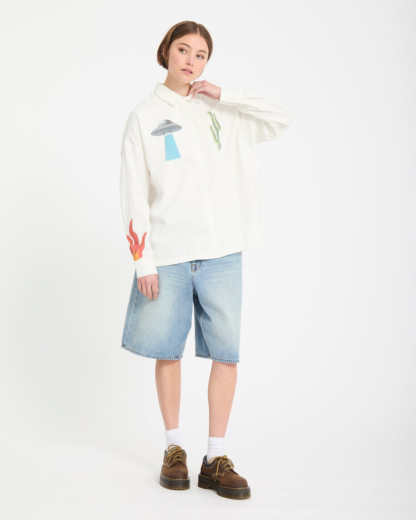 Camisa Mickey Mason - Off White