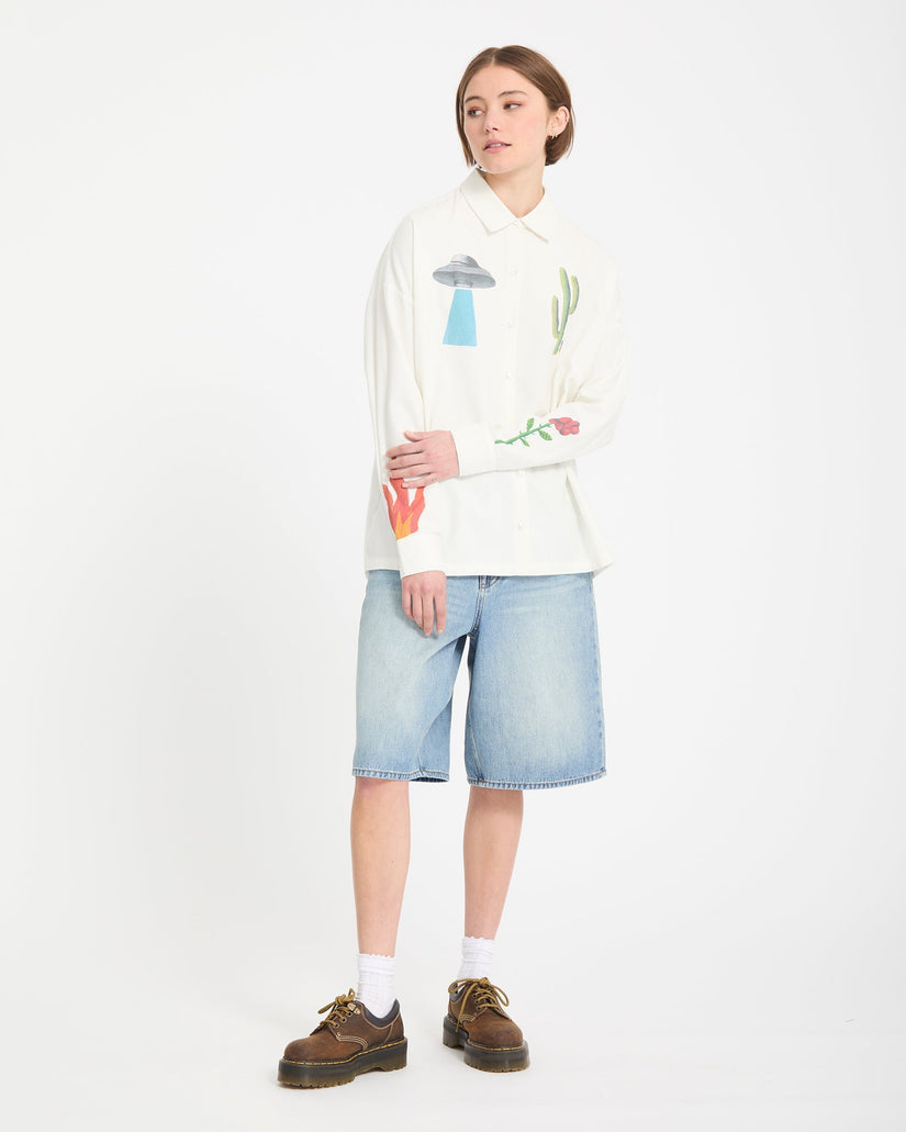 Camisa Mickey Mason - Off White