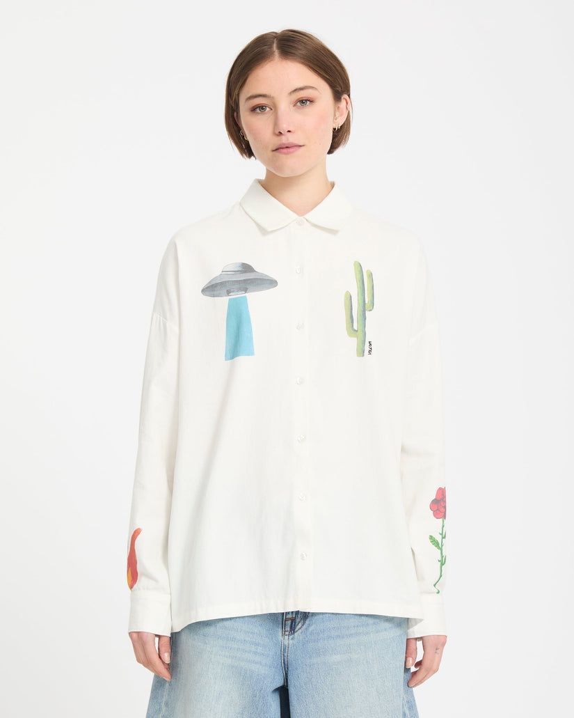 Camisa Mickey Mason - Off White