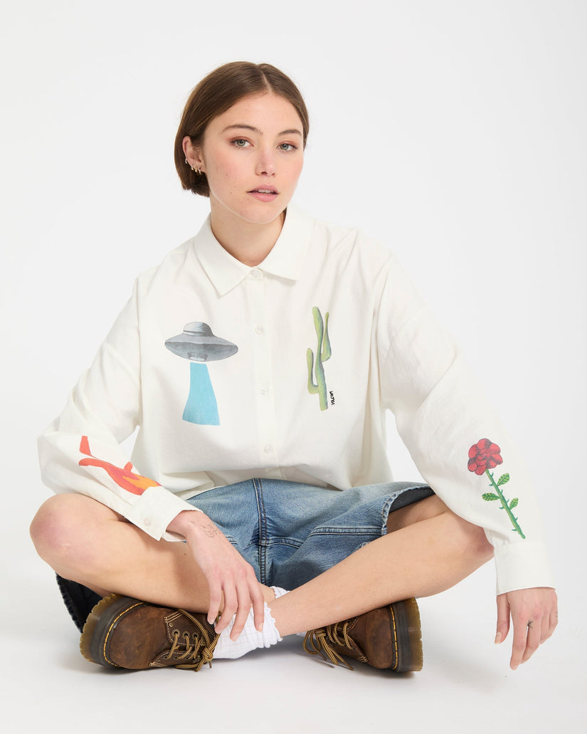 Camisa Mickey Mason - Off White