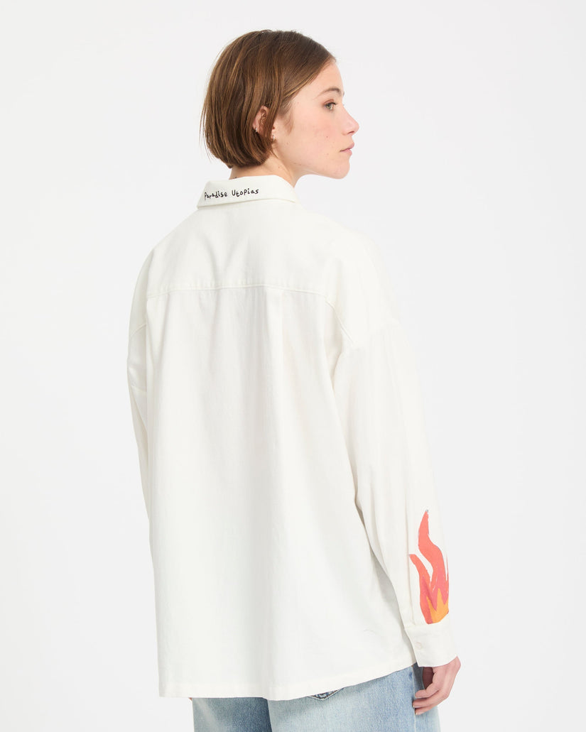 Camisa Mickey Mason - Off White