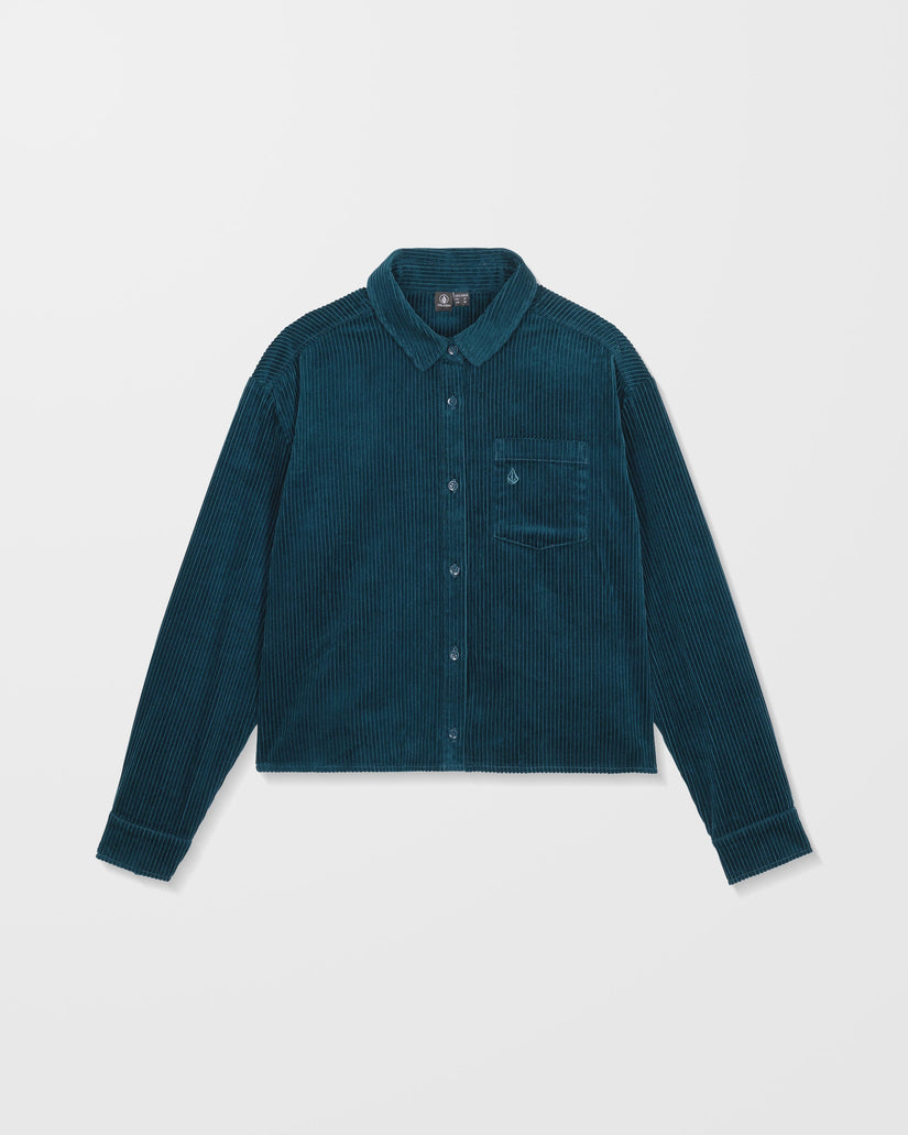 Camisa De Pana Weellow - Emerald Green