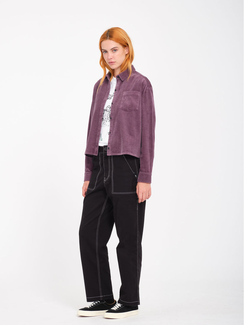Camisa Weellow Corduroy - Vintage Violet