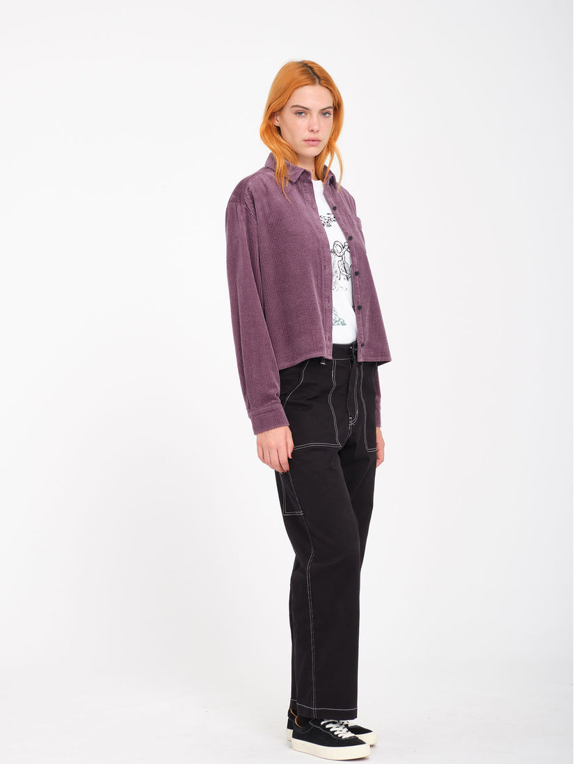 Camisa Weellow Corduroy - Vintage Violet