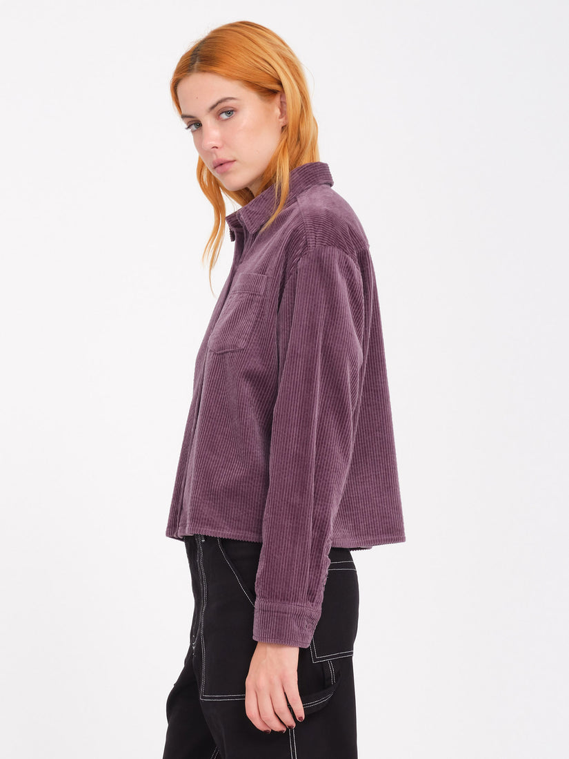 Camisa Weellow Corduroy - Vintage Violet