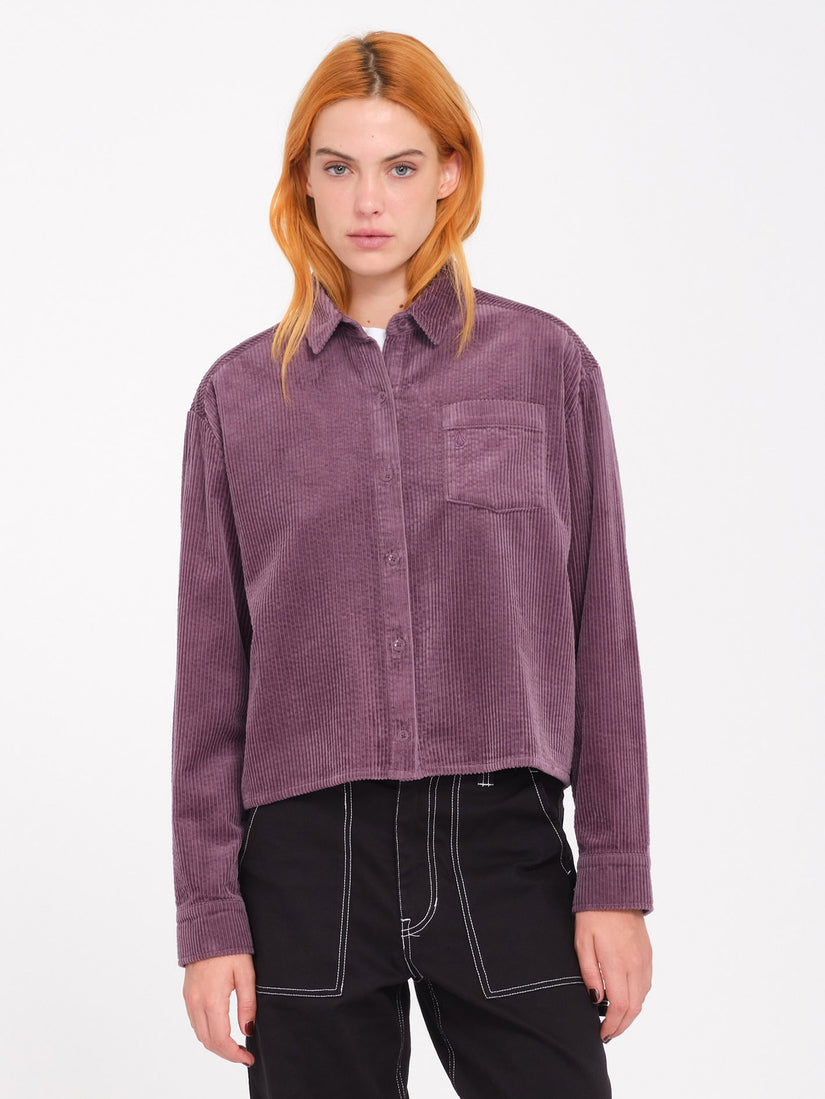 Camisa Weellow Corduroy - Vintage Violet