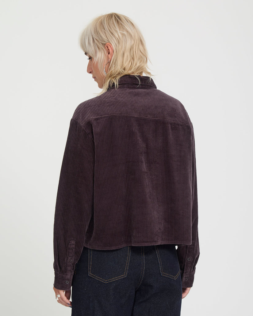 Camisa Weellow Corduroy - Raisin