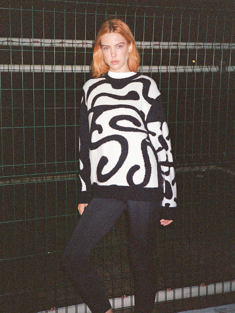 Jersey Zephyr - Black White