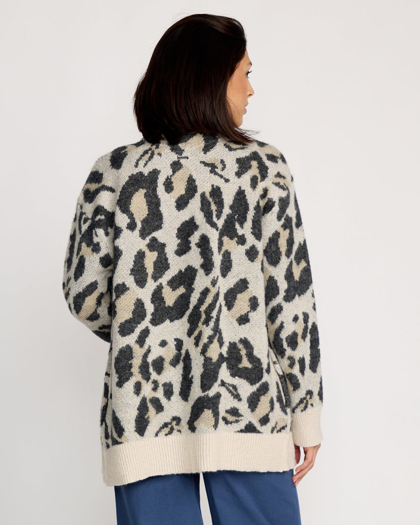 Cárdigan Wylding Out - Animal Print