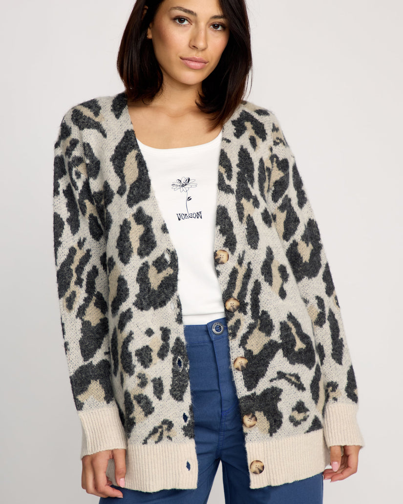 Cárdigan Wylding Out - Animal Print