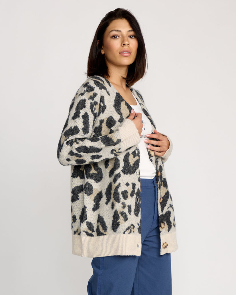 Cárdigan Wylding Out - Animal Print