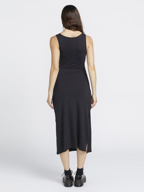 STONE LUZ DRESS (B1312402_BLK) [F]