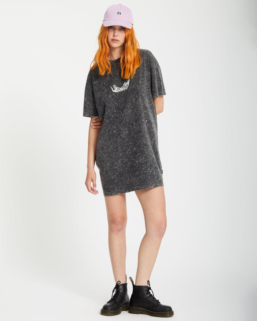 Vestido Alix Tee - VINTAGE BLACK