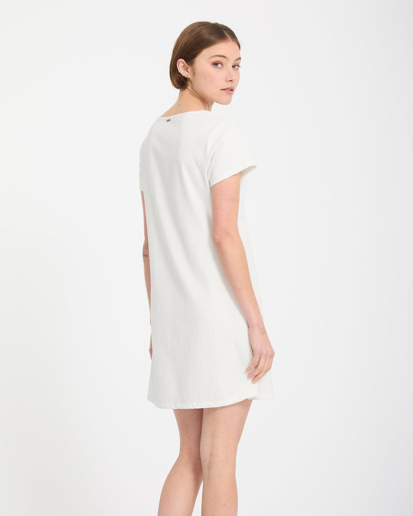 Vestido camisero Bruno Lucas - Off White