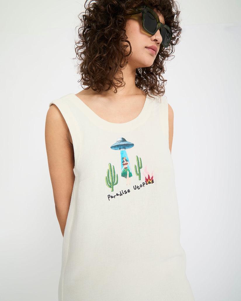 Vestido Mickey Mason - Dirty White