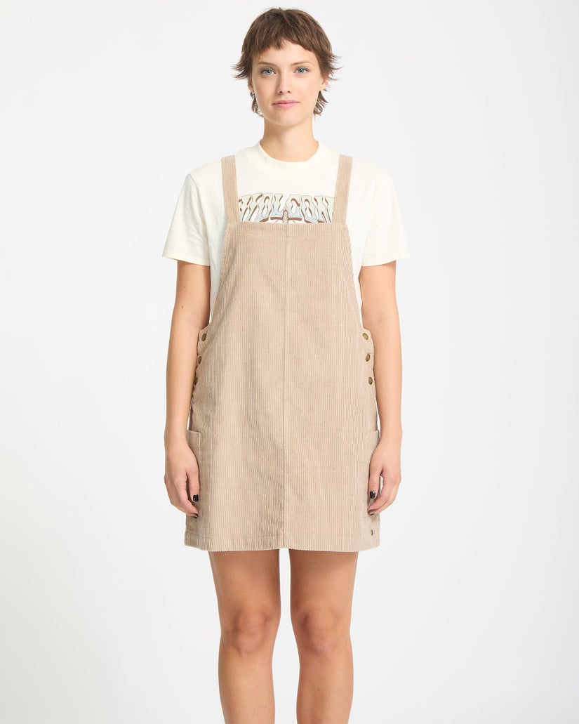 Vestido-Peto Power Chord - Khaki