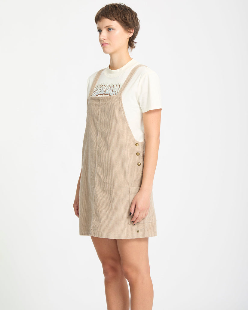 Vestido-Peto Power Chord - Khaki