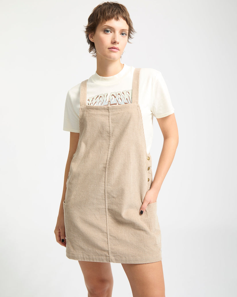 Vestido-Peto Power Chord - Khaki