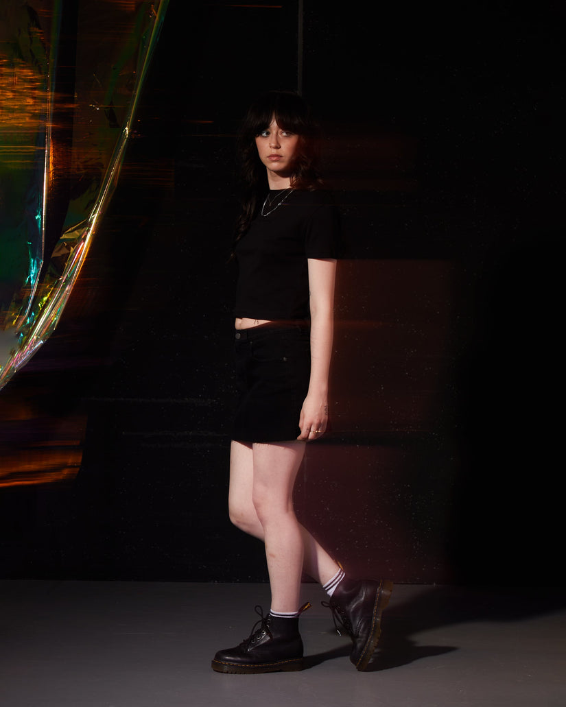 Falda Dropping In - BLACK