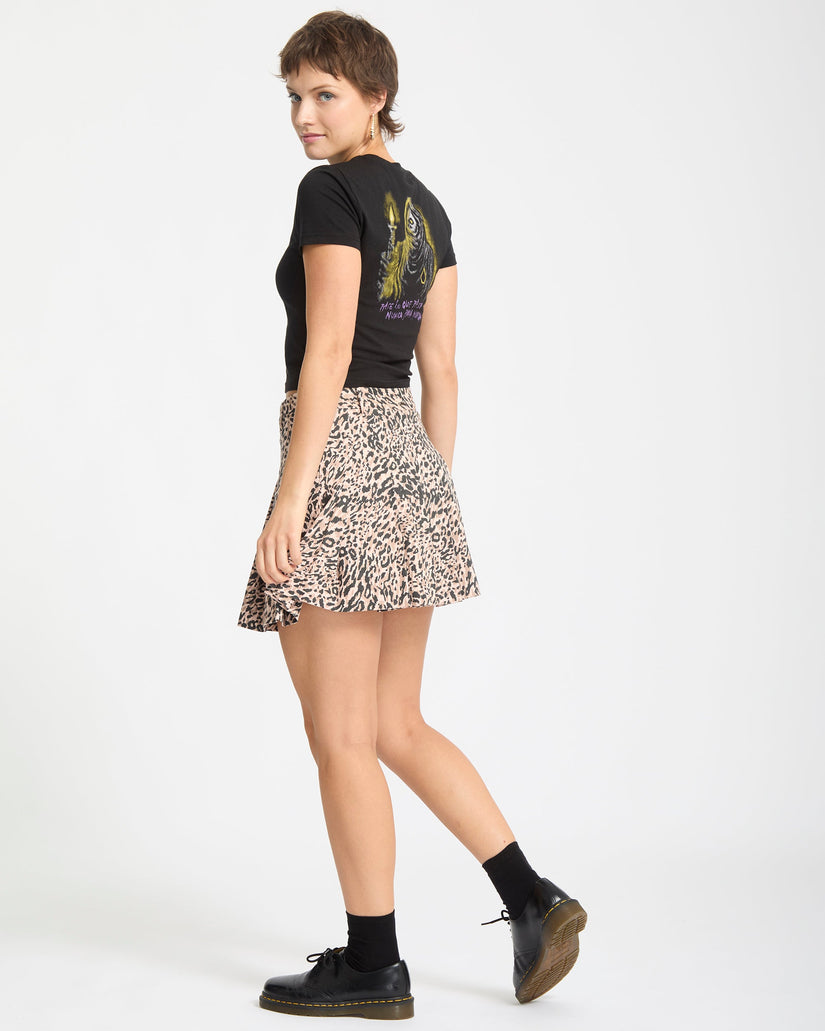 Minifalda Wylding Out - Animal Print