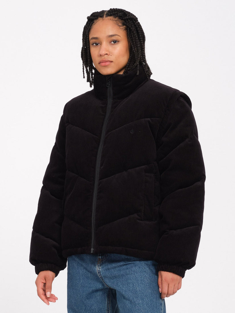 Chaqueta Cord'N Puff - Black