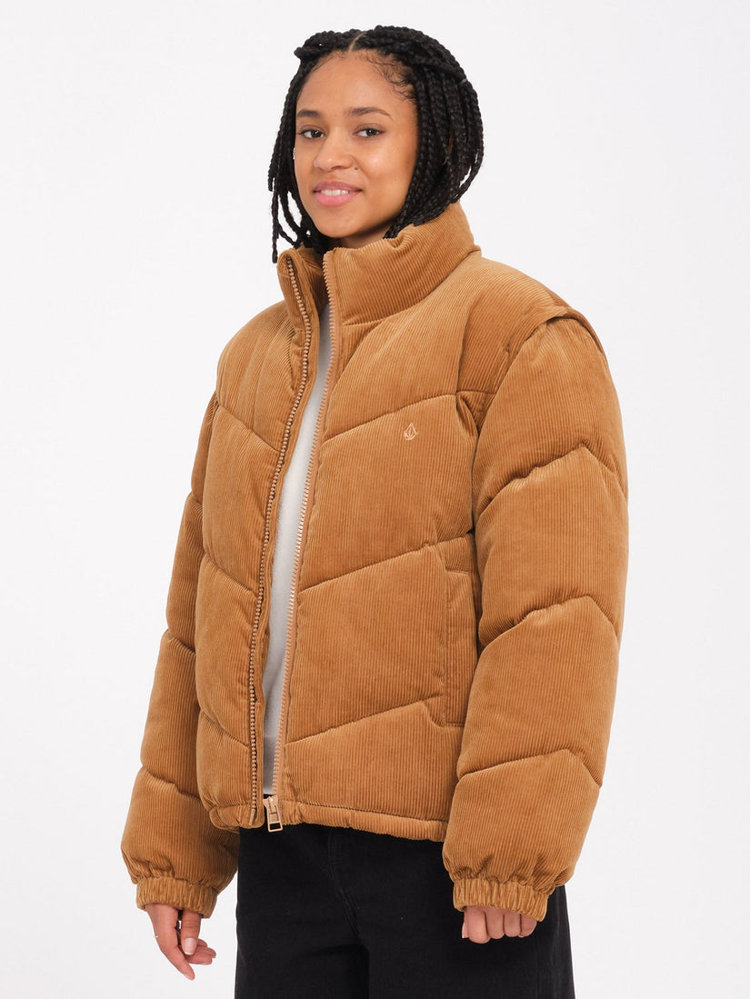 Chaqueta Cord'N Puff - Vintage Brown