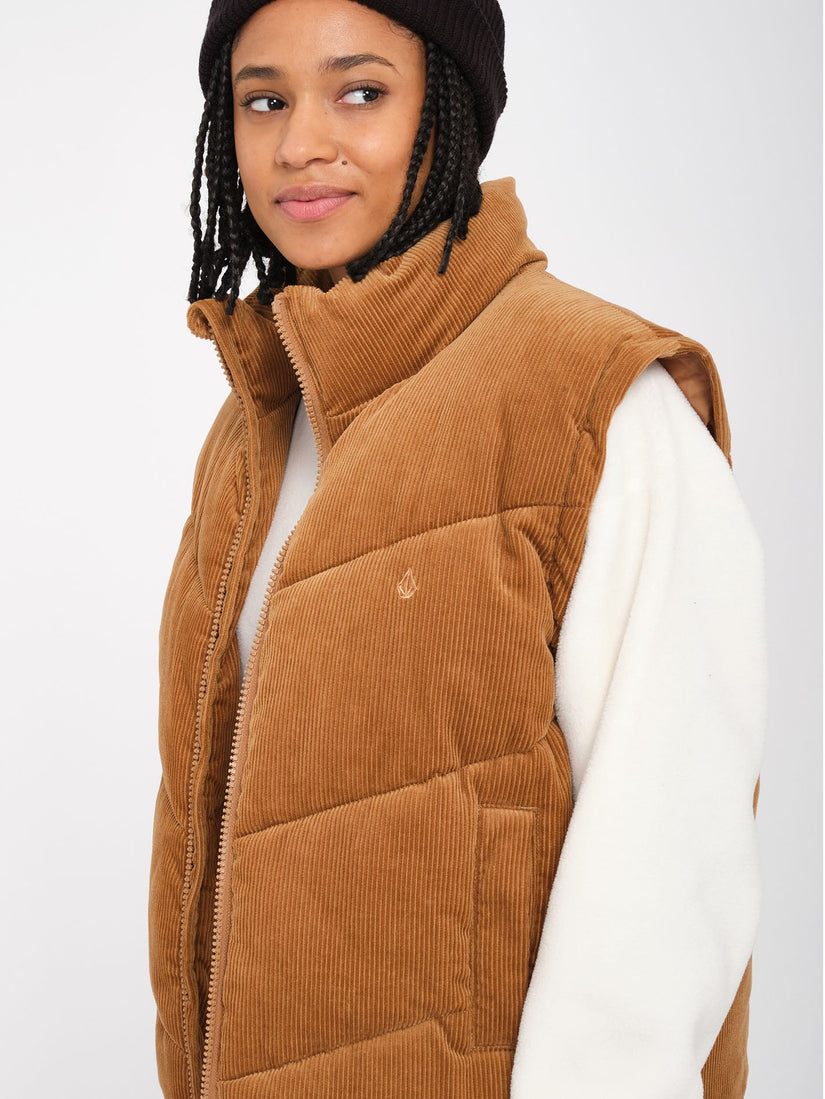 Chaqueta Cord'N Puff - Vintage Brown