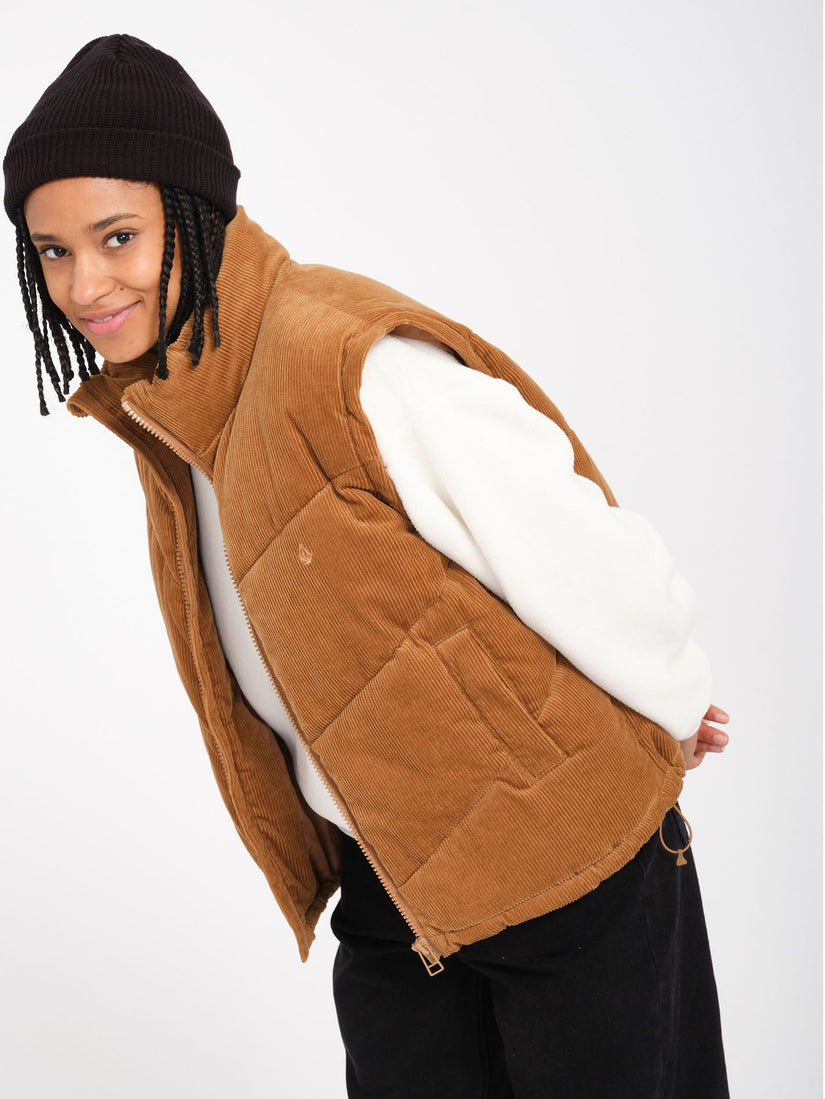 Chaqueta Cord'N Puff - Vintage Brown