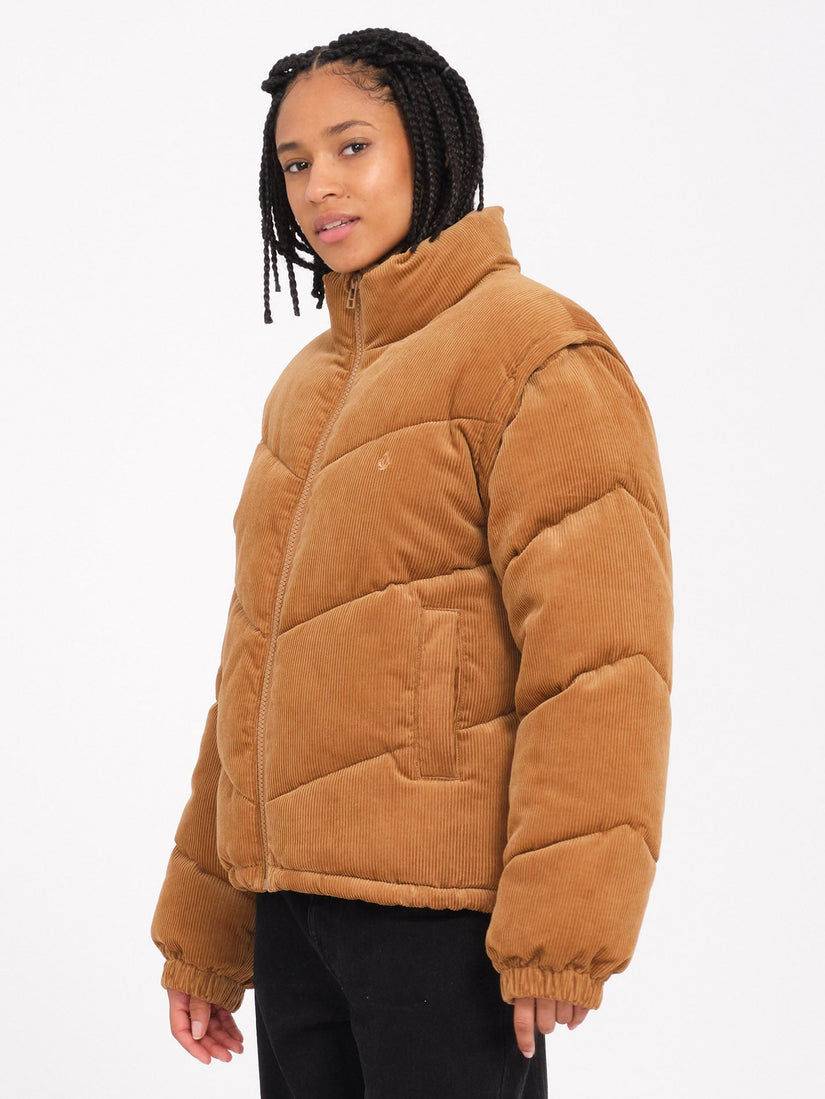 Chaqueta Cord'N Puff - Vintage Brown