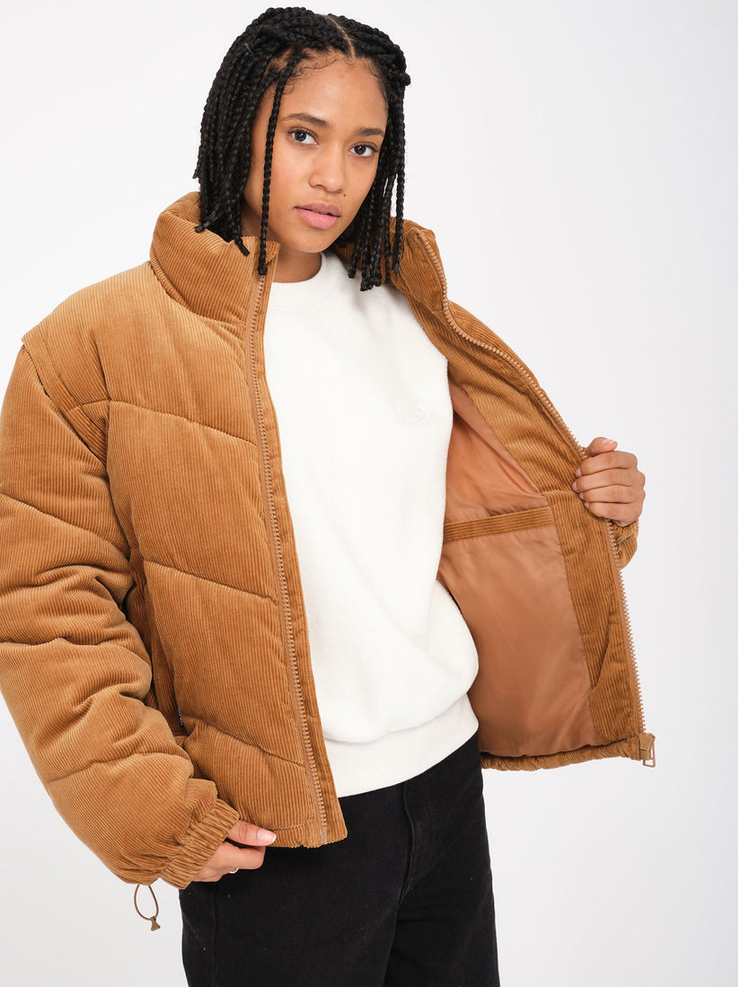 Chaqueta Cord'N Puff - Vintage Brown