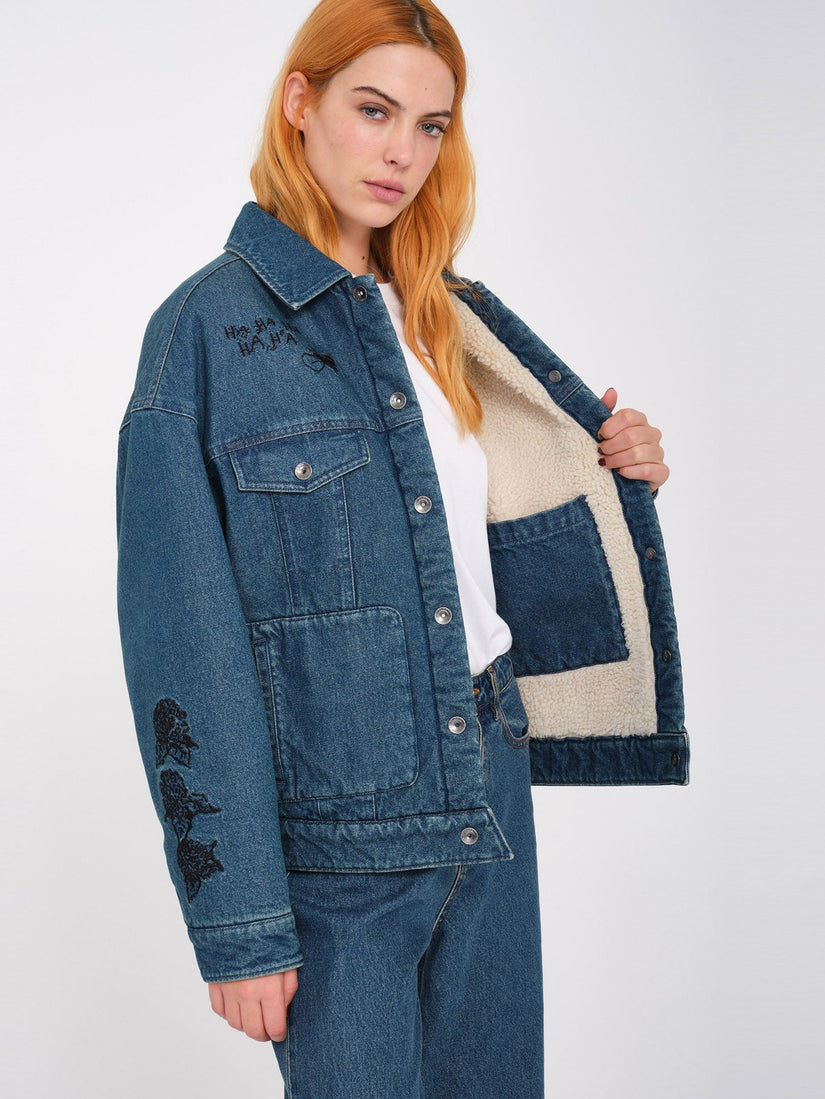 Chaqueta Keutchi Denim - Vintage Marbled Indigo