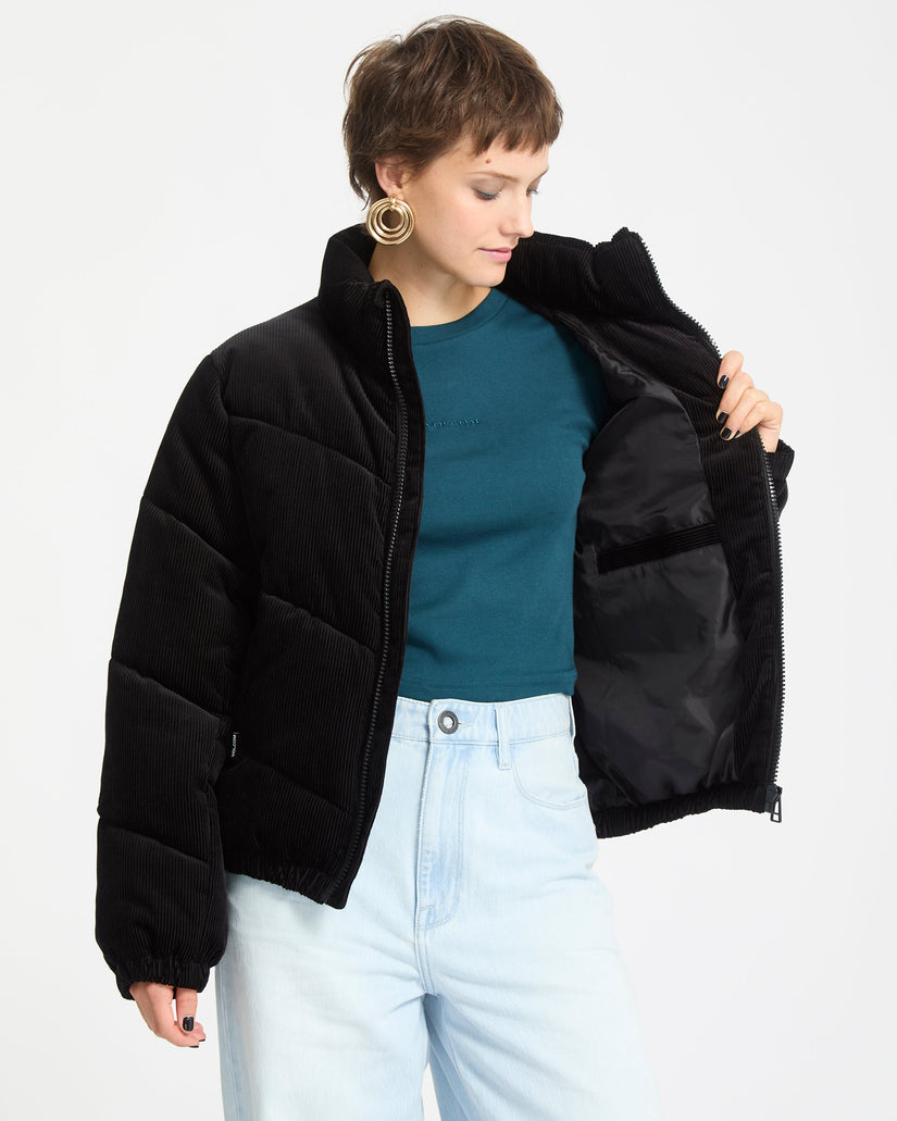 Chaqueta Cord'N Stone Puff Jacket - Black