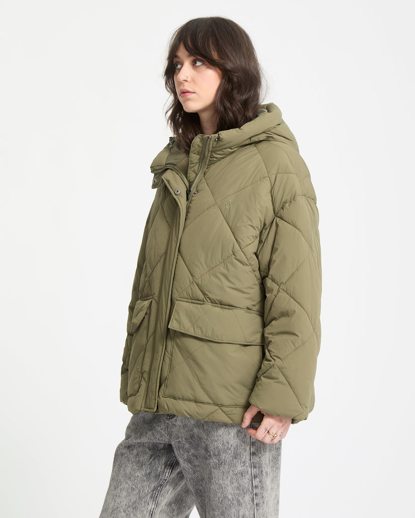 Chaqueta Out Of Boxy Puff - Wintermoss