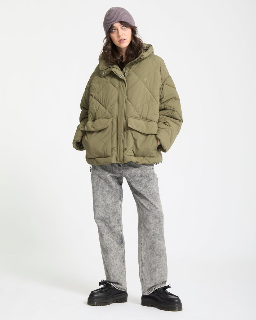 Chaqueta Out Of Boxy Puff - Wintermoss