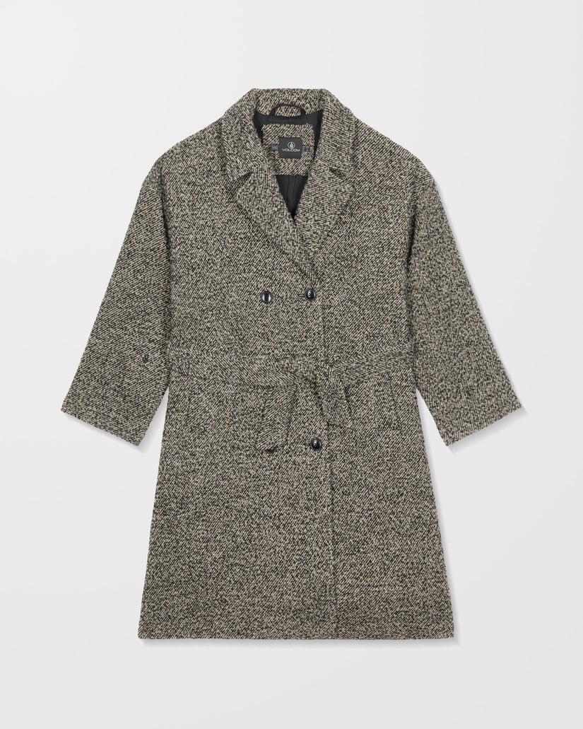 Abrigo Largo Eastcoat - Black White