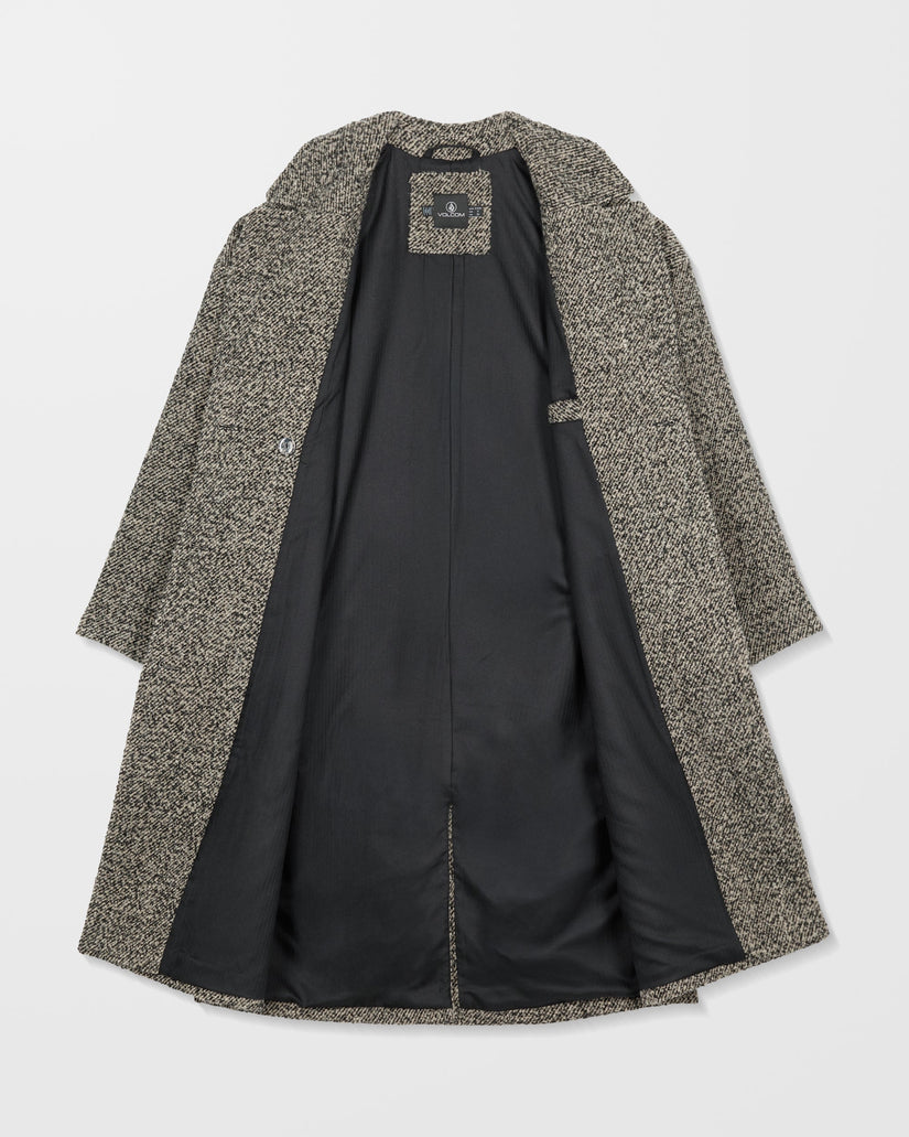 Abrigo Largo Eastcoat - Black White