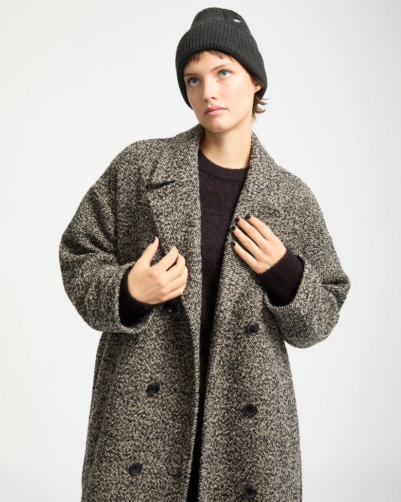 Abrigo Largo Eastcoat - Black White