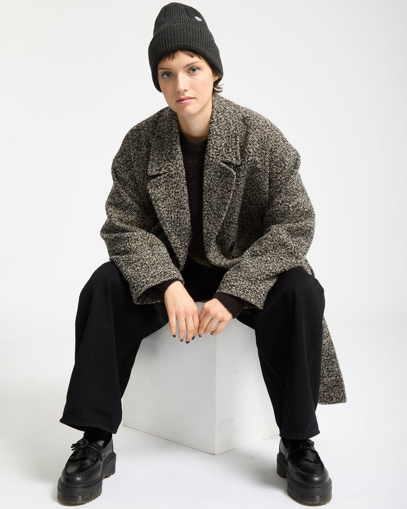 Abrigo Largo Eastcoat - Black White