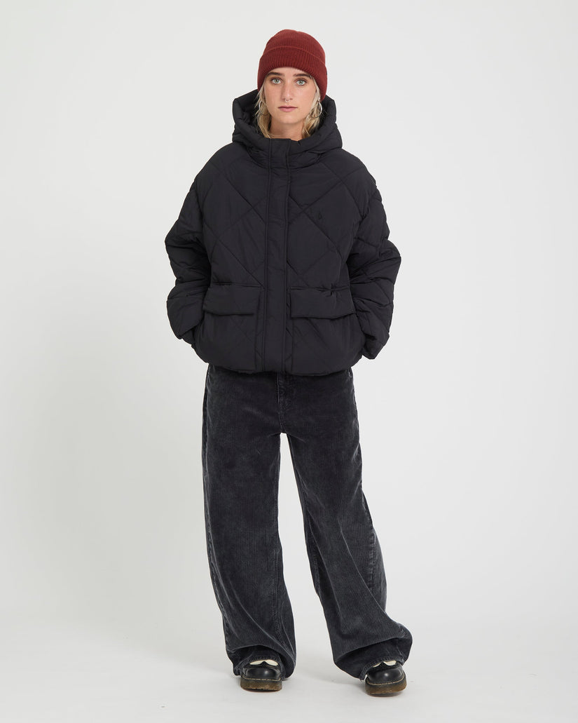 Chaqueta Out Of Boxy Puff - Black