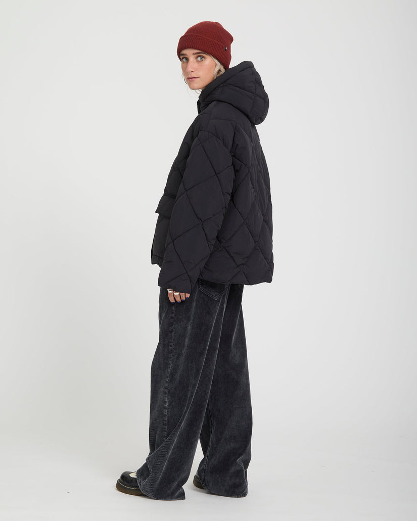 Chaqueta Out Of Boxy Puff - Black