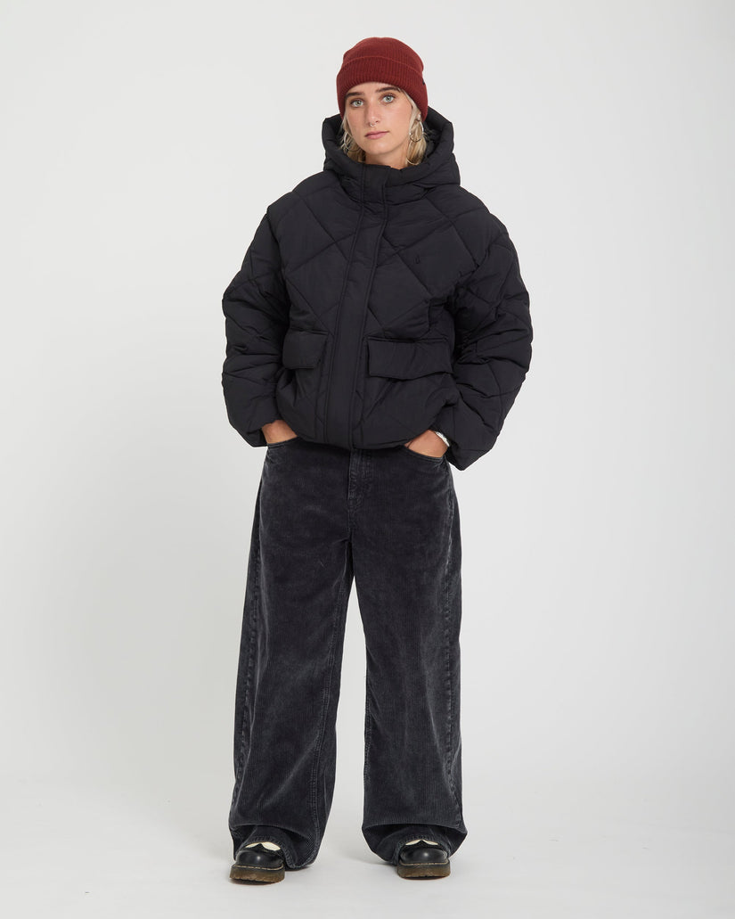 Chaqueta Out Of Boxy Puff - Black