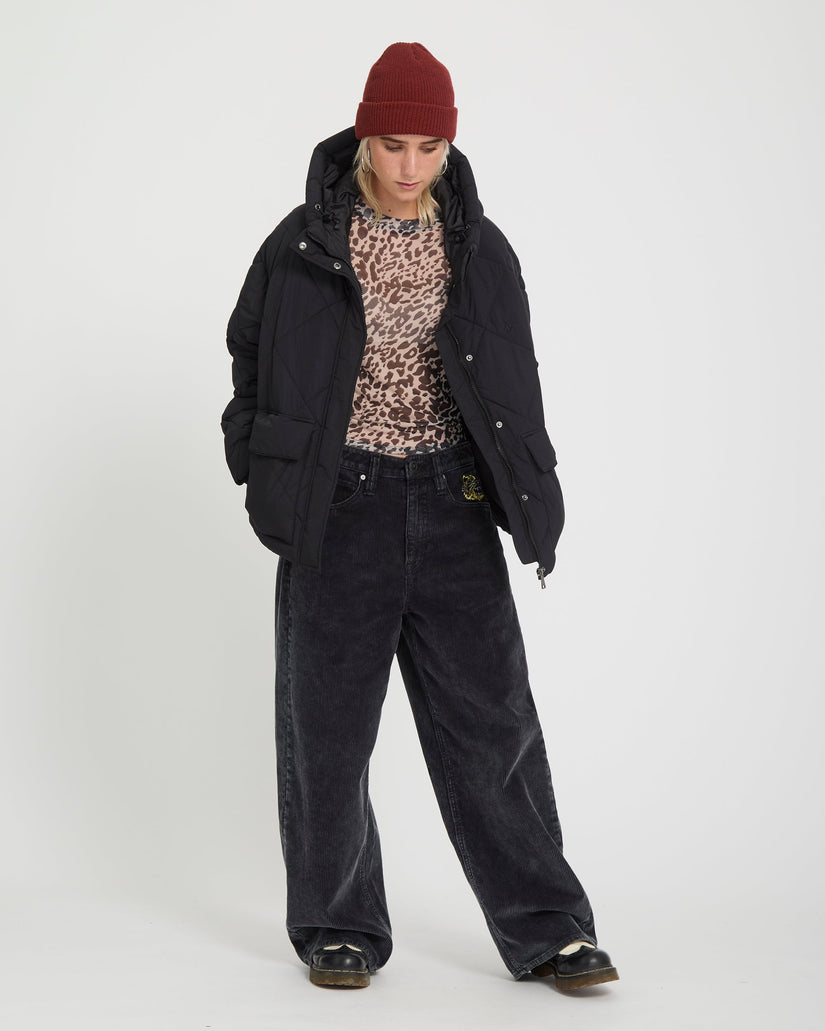 Chaqueta Out Of Boxy Puff - Black
