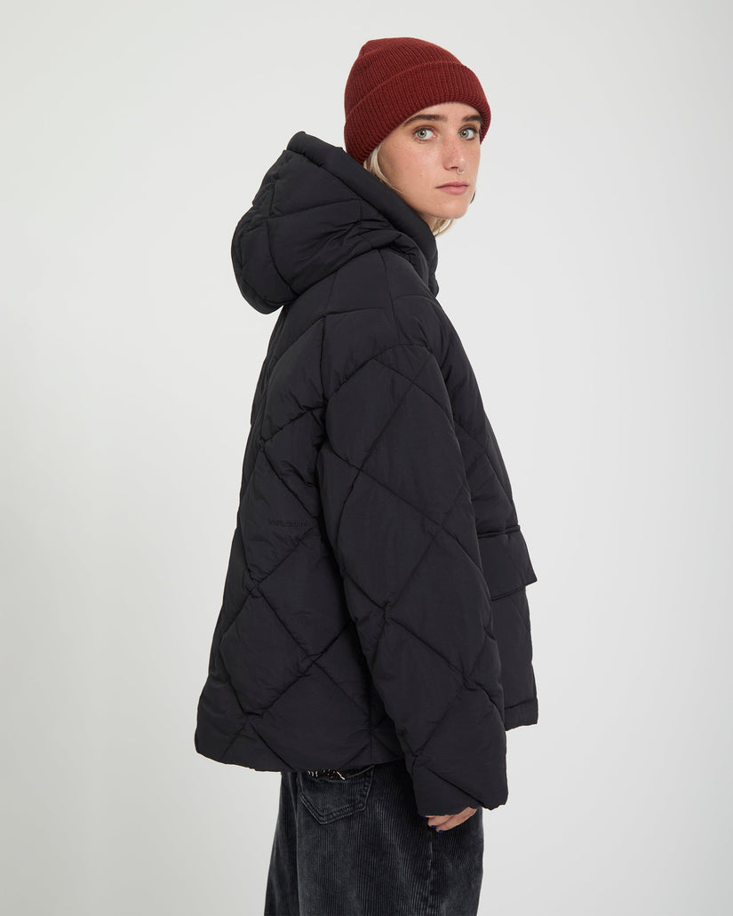 Chaqueta Out Of Boxy Puff - Black