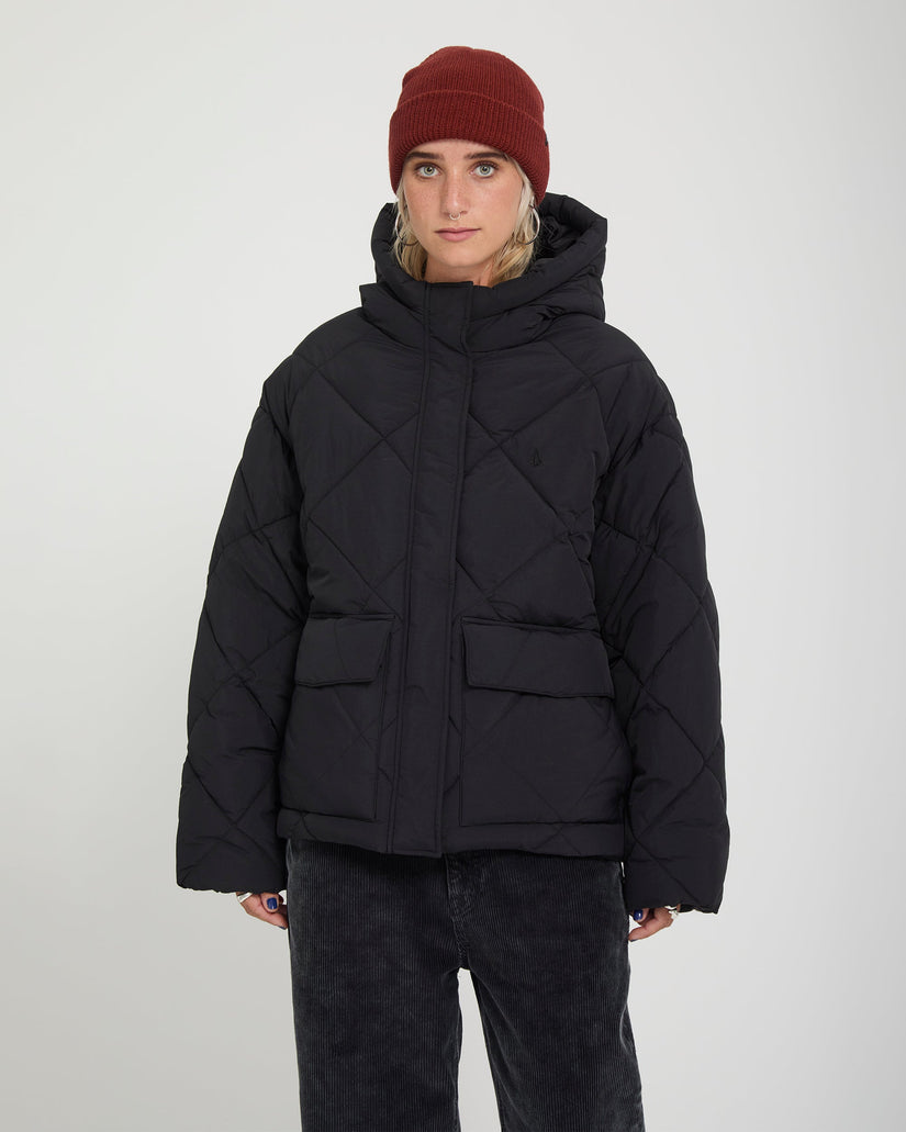 Chaqueta Out Of Boxy Puff - Black