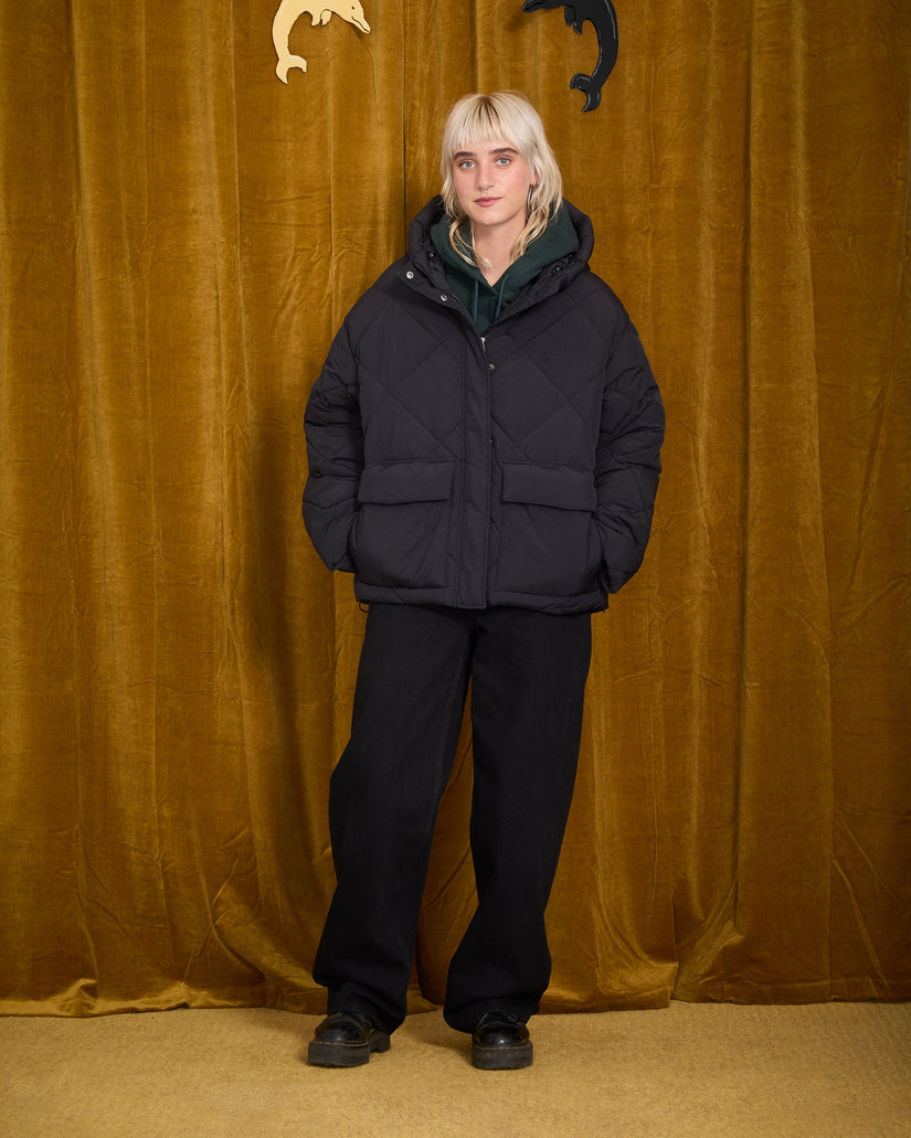 Chaqueta Out Of Boxy Puff - Black