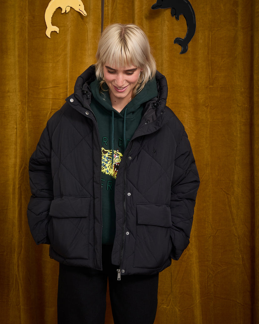 Chaqueta Out Of Boxy Puff - Black