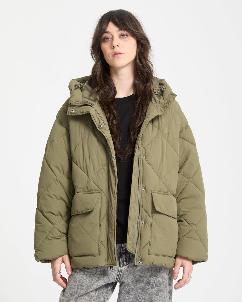 Chaqueta Out Of Boxy Puff - Wintermoss